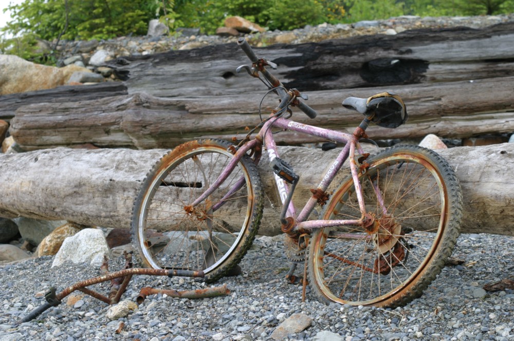 how to make a bike look rusty